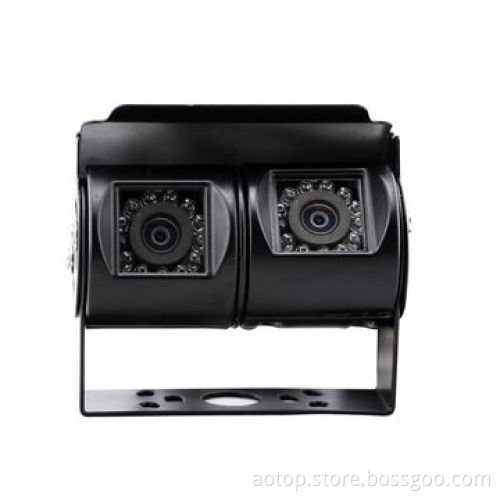 High-resolution Sharp CCD Wide Lens/Night Vision Car Rear-view Dual Cameras for Buses, Truck